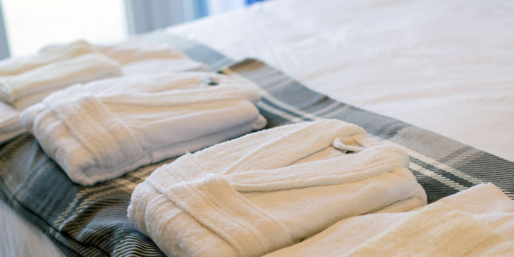 Bedding and towels