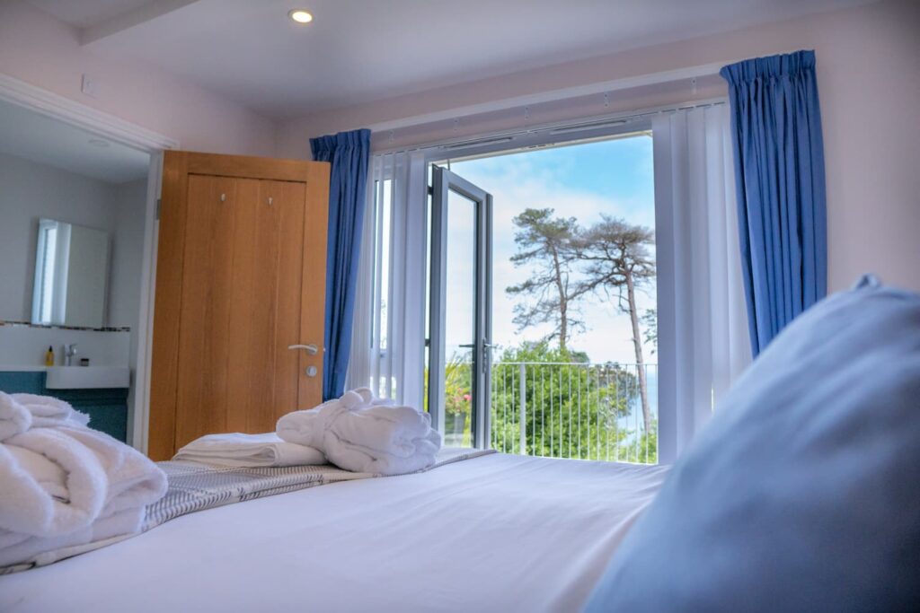 The Seascape, Master Bedroom View, Shanklin, Isle of Wight